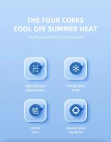 Xiaomi 2025 ventilador de refrigeración de aire con carga USB, batería de 3000mAh, ventilador de mano portátil para viajes al aire libre, refrigeración por hielo, pequeño ventilador eléctrico - details 1