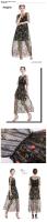 2025 primavera y verano europeos y americanos nueva ropa de mujer de gran tamaño vestido de encaje bordado conjunto de dos piezas cómodo y transpirable para mujer - details 1