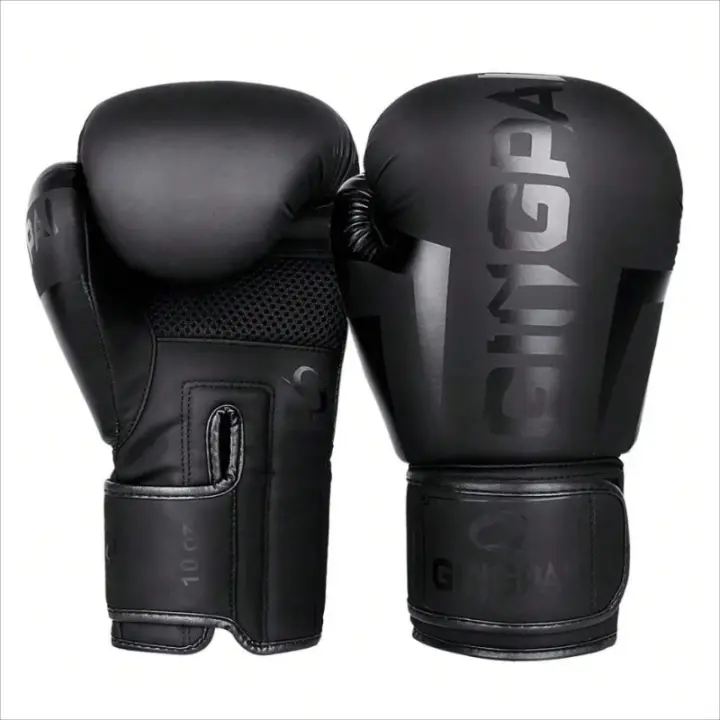 Guantes de Boxeo para Niños y Adultos 6/8/10/12oz Ideales para Entrenamiento de Golpes de Boxeo, Sanda Muay Thai, MMA, Karate - 1