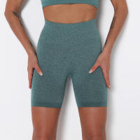 Nessaj-pantalones cortos deportivos para mujer, mallas sin costuras para yoga, gimnasio, fitness, levantamiento de glúteos - details 14