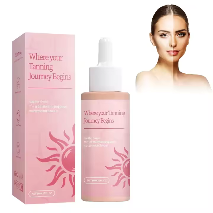 Gotas para beber, gotas de bronceado sin sol bebibles, bronceador hidratante para cara y cuerpo, mejora tu tono natural, para - 1