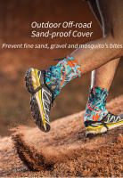 Cubierta de Zapatos Unisex AONIJIE E4417 para Correr al Aire Libre con Gaitas Protectoras contra Arena con Cordón para Senderismo y Jogging - details 0