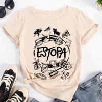 Camiseta de Estopa para mujer, top japonés Y2K para chica, ropa con gráfico de cómic y2k - details 7