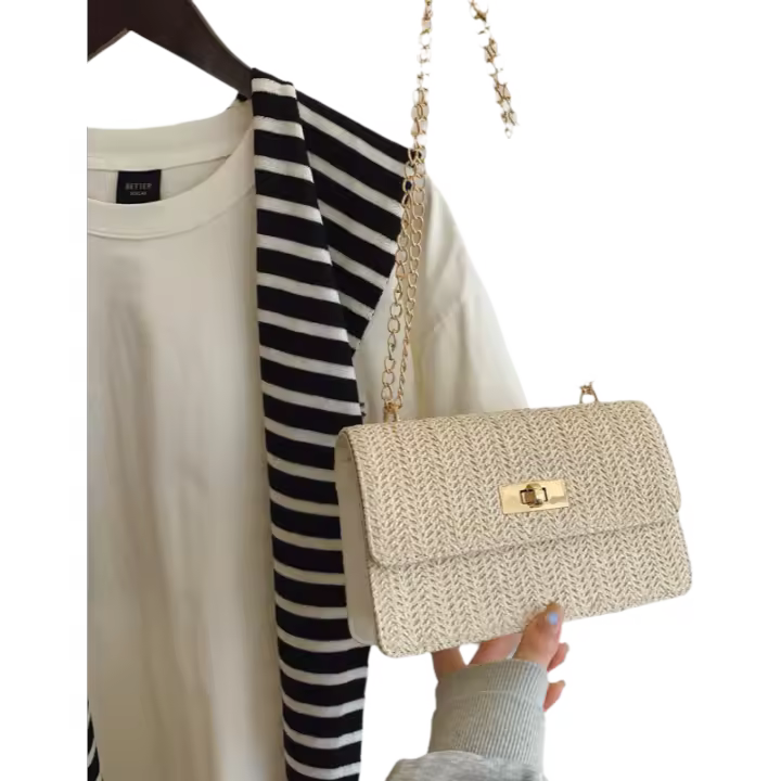 Bolso Tejido de Moda de Primavera-Verano 2025 Textura de Alta Gama Versátil - 1