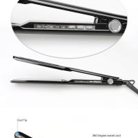Plancha de pelo profesional, plancha plana con pantalla LED, plancha alisadora de pelo de titanio - details 2