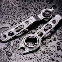 Llave para amoladora angular de 4 garras, llave de desmontaje de alta resistencia de doble cabeza, abrazadera estable, tornillo para tuercas de brida para amoladora de acero - details 5