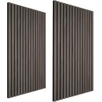 Panel de Pared Aislante de Sonido 2pcs Aparente Madera Gris de Oak Muebles y Organización - details 0