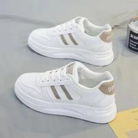 Zapatos informales para caminar para mujer, zapatillas planas de cuero con cordones, de fondo plano, de verano - details 1
