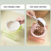 Cuenco de cerámica para gatos con protección Cervical UFO, cuenco redondo de 170ml para comida de gato, cuenco de agua de cerámica para mascotas, cuenco de comida lenta para cachorros/gatitos - details 6