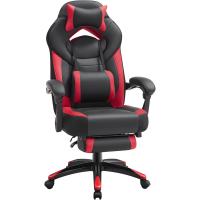 Silla de Oficina con reposapiés telescópico - Reposacabezas Ajustable - Soporte Lumbar - Carga máxima 150 kg - Negro - details 19
