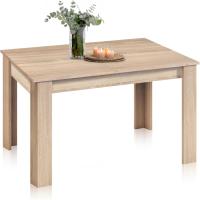 Mesa de Comedor Extensible Diseño Rectangular Danna Acabado en Blanco Artik y Roble Canadian - details 10