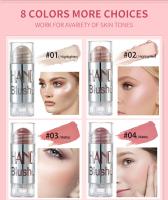 Crema en polvo, crayón, colorete, palo-fórmula de maquillaje facial de Color difuminado y construible, hidratante - details 3