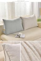 Cojín de Cama para Oficina Sofá Almohada de Lectura para TV Cojín de Lumbar Cómodo Sofá de Dormir Triángulo Pillow Decoración del Hogar - details 12