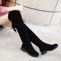 Otoño E Invierno De Las Mujeres Nuevas Botas De Rodilla De Tacón Medio Mate, Botas De Tacón Grueso Para Mujer - details 4