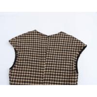 Vestido clásico de doble tela con cinturón para mujer, estilo personalizado - details 8