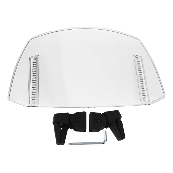 Parabrisas ajustable para motocicleta, Deflector de viento Universal para MT07, MT09, MT10, R1, R3, FZ6, TMAX530, TMAX 500, transparente - 1