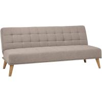 Modelo Versalles - Sofá Cama con Apertura Clic-Clac |   Donde la Elegancia y el Confort se encuentran |   Diseño Capitoné en Color Gris |   189,5 x 88 x 89 cm - details 8