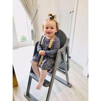 Trona Plegable de Madera, Natural, Silla alta para bebé y niño pequeño, Preensamblada, Elegante, Práctica y Ahorro de Espacio - details 7