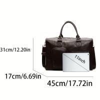 Bolso de Viaje Elegante para Mujeres Bolso Cruzado Ajustable con Compartimentos con Cremallera - details 0