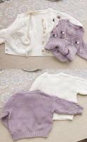 Suéter para niños cárdigan lindo colorido primavera otoño niñas suéter tejido ropa exterior Casual Color caramelo 1-12 años - details 1