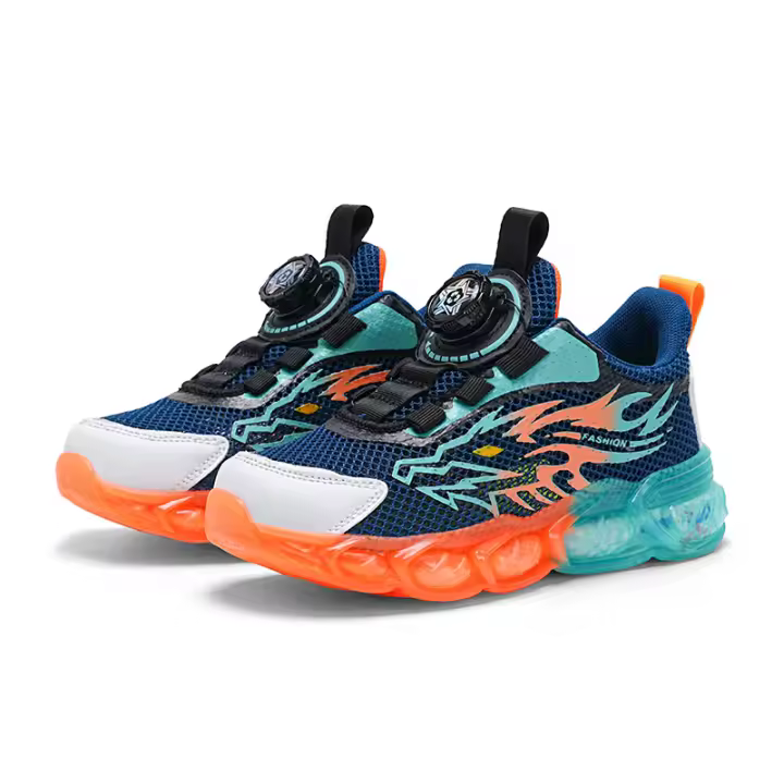 Calzado deportivo ligero para niños y niñas, tenis, correr, caminar, a la moda. - 1