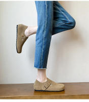Zapatos todo incluido con plataforma de cuero, nueva versión coreana de versátiles zapatos individuales con aumento de altura interior de un pedal - details 19