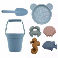 Set de Juegos de Playa de Verano de Silicona Suave Set de Arena de Niños con 8 Juguetes - details 12