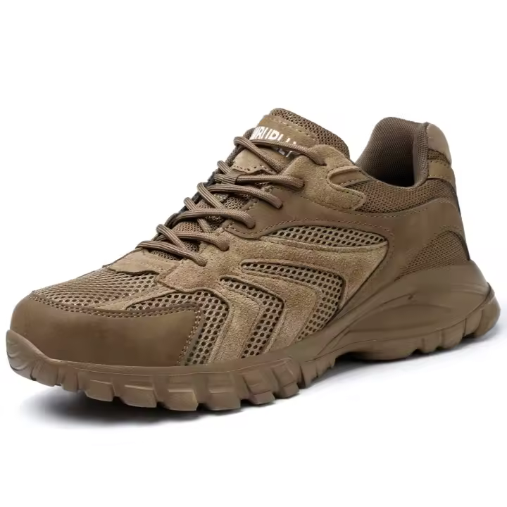 Zapatos De Seguridad Para Hombre Indestructibles Antipinchazos Transpirables Con Punta De Acero Ligeros Botas De Trabajo Con Suela De Goma - 1