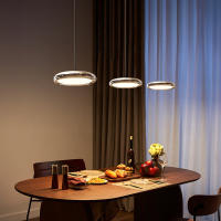 Luz colgante LED minimalista moderna, candelabro de mesa de oficina, Bar, mostrador, luz colgante redonda nórdica, luz de comedor - details 3