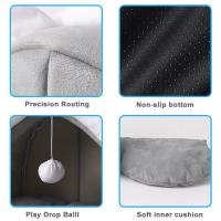 Cama lavable para mascotas, cojín para tienda de campaña, cesta para cachorros, cueva, suave, suministros para gatos - details 3