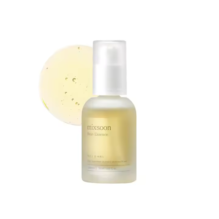 Mixsoon Esencia de Frijol Exfoliante Hidratante Cuidado de la Piel Coreano Piel de Cristal Suero de Ácido Hialurónico (1.01 Fl Oz ([Paquete de 1)) - 1