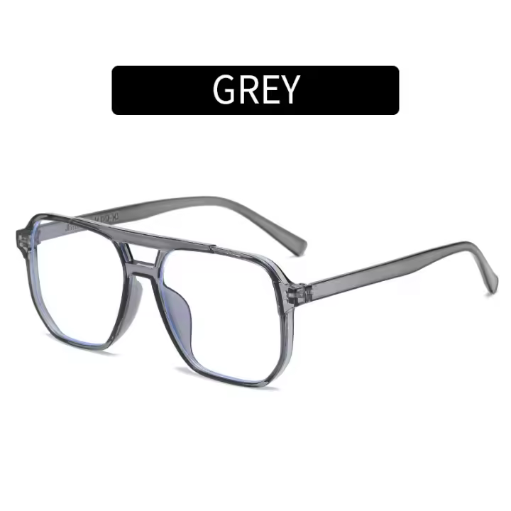 Montura transparente para gafas de ordenador para hombre y mujer, gafas cuadradas antiluz azul, gafas de bloqueo, gafas ópticas - 1