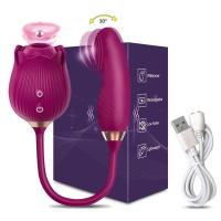 Empaque privado SEX Sucker Estimulador de pezones Clítoris Movimiento de dedo Vibrador de punto G Masturbador femenino Juguete sexual para mujeres - details 11
