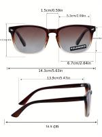 Gafas de sol Retro polarizadas Unisex, elegantes, protección UV, claridad para diario y conducción - details 0