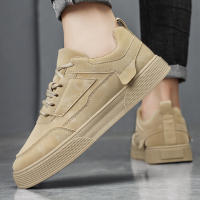 Zapatos Blancos Planos Para Hombre, Zapatos Deportivos Casuales - details 4