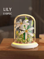 Eternal Flower Series Sunflower Rose Micro Particle Building Blocks Toy Children's Birthday Gift Desktop Ornament - details 5