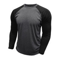 Camisetas Largas para Hombres Moda Casual con Color Contraste Perfecto para Primavera Otoño - details 3