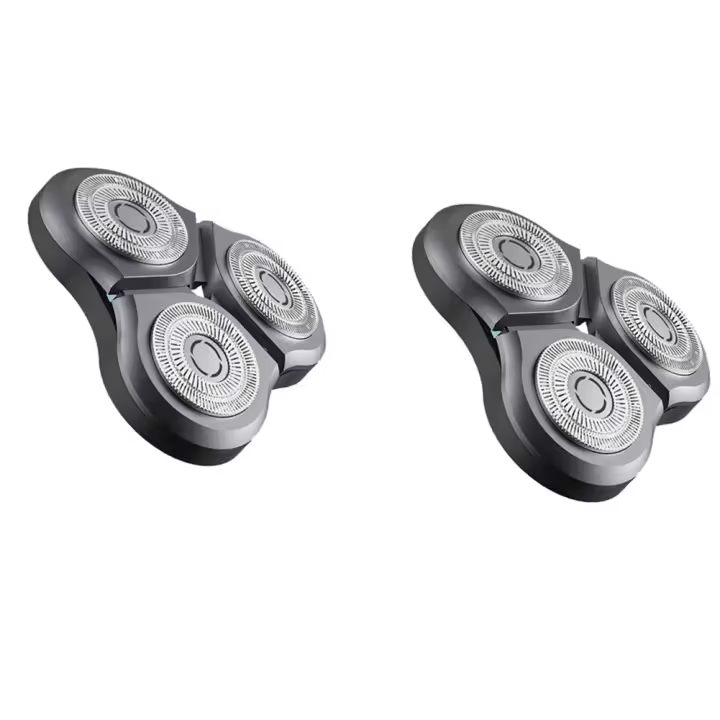 Cuchilla de Afeitadora Eléctrica Impermeable de Doble Capa 2Pcs Acero para S500C S500 S300 - 1