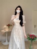 Vestido de Princesa de Alta Gama Estilo Super Inmortal con Mangas de Burbuja Francesa - details 9