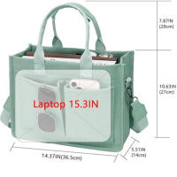 Bolsillo grande de lona para mujer con, bolso bandolera para computadora portátil, bolso diario, bolso de playa - details 4