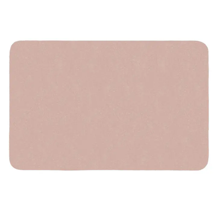 Alfombra de Baño de Tierra Diatomita Super Absorbente Antideslizante de Goma Lavable Secado Rápido para Baño y Lavabo Rectangular - 1