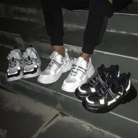Zapatos deportivos reflectantes de alta calidad para hombre, con cómodo forro de malla y cordones, para verano, primavera y otoño - details 10