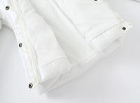 Manténgase abrigado y parece con estilo: chaqueta térmica con capucha para niña con acolchado alternativo de plumón para invierno - details 7