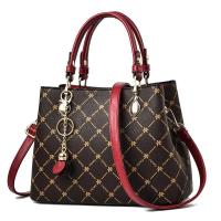 Bolso decorativo estampado a la moda, bandolera de hombro elegante de mediana edad con temperamento retro, mochila de lujo de alta gama - details 2