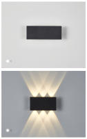 Luz de pared LED de aluminio para exteriores, dispositivo fijo impermeable, adecuado para escaleras, pasillos y puertas - details 4
