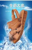 Nuevas Sandalias de Hombre de Cuero Genuino Suela Suave, Fresh, Cómodo para la Playa - details 1