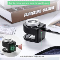 Lupa recargable por USB con 6 luces, lupa de ojo de Metal portátil para Textiles, joyas, monedas, lupa óptica - details 3