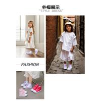 Zapatos de lona para niños primavera y otoño tendencia alta con lentejuelas zapatos de princesa niñas hebilla zapatos casuales de tablero - details 2