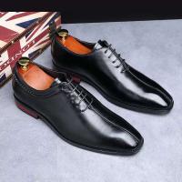 Zapatos derby de cuero formales para hombre, vino hecho a mano, de la más alta calidad, de Italia en China, 2025 - details 1