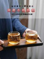 Taza de degustación única maestra gruesa y resistente al calor de vidrio transparente, juego, juego de té para el hogar - details 12